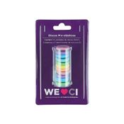 DISCOS E ELASTICO M 23MM COLORIDO CADERNO INTELIGENTE