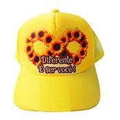 Boné Amarelo para Crianças Infinity Yellow - Diferente é ser você