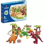 BLOCO DE MONTAR GRANDE MUNDO DINO - 40 PEÇAS - XALINGO