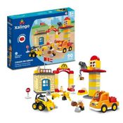 BLOCO DE MONTAR GRANDE CIDADE EM OBRAS - 90 PEÇAS - XALINGO