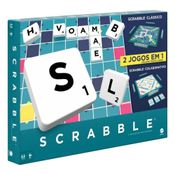 Jogo de Tabuleiro - Scrabble 2 Em 1 Colaborativo - Mattel HXW07