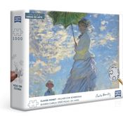 Quebra-Cabeça 1000 Peças - Coleção Obras de Arte - Monet: Mulher com Sombrinha - Toyster