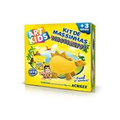 Massa Para Modelar Criativa Art Kids Dinossauro 3 Amarelo