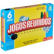 Jogo De Tabuleiro Super Jogos Reunidos 6Em1