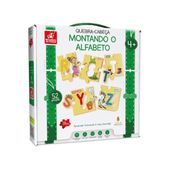 Quebra-Cabeca Madeira Montando O Alfabeto 52Pcs
