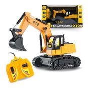 Carro De Controle Remoto Com Fio Escavadeira | Dm Toys