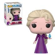 Figura Colecionável - Funko POP - Disney - Frozen 2 - Elsa Vestido Roxo - Edição Especial