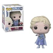 Figura Colecionável - Funko POP - Disney - Frozen 2 - Elsa Vestido Azul - Edição Especial - Funko