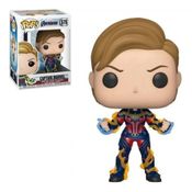 Figura Colecionável - Funko POP - Disney - Marvel Avengers Endgame - Capitã Marvel - Funko