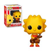 Figura Colecionável - Funko POP - Os Simpsons - Lisa com Saxofone - Funko