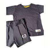 Conjunto Curto Tigor T Tigre Blusa e Bermuda Preto