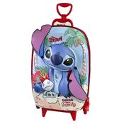 Mochila De Rodinha 3D Stitch Praia Maxtoy