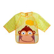 Babador Com Manga - Macaco - Multikids