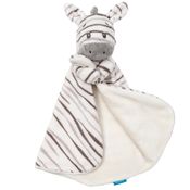 Naninha de Zebrinha Pelúcia Bebê Creme Soninho Buba Presente Chá de Bebê