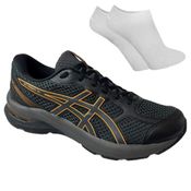 Kit Tênis Asics Gel-Nagoya ST Masculino  Par De Meia