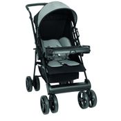 Carrinho de Bebê Passeio Tutti Baby Solare Preto Cinza 15kg