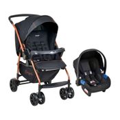 Carrinho Passeio e Bebê Conforto Burigotto Rio K Preto Cobre