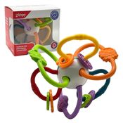 Chocalho Mordedor Divertido Frutinhas Original, Zippy Toys, Brinquedo Para Bebês Recém-Nascidos