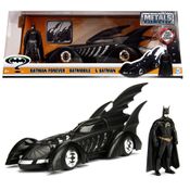 Batman e Batmobile - Batmóvel Batman Forever - Hollywood Rides - 1/24 - Jada