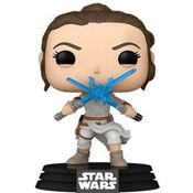Boneco Funko Pop Star Wars Rey Two Lightsabers 434