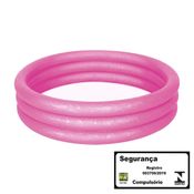 Banheira Inflável 130 Litros - rosa