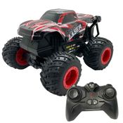 Carrinho Controle Remoto Led 7 Spin Monster Bateria Recarregável, Zippy Toys, Com Luz e Música