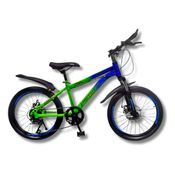 Bicicleta Infantil Street Aro 20 Com 6 Marchas Azul Único