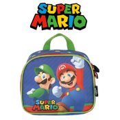 Lancheira Termica Infantil Mario E Luigi Sorte Azul Luxcel