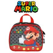 Lancheira Termica Infantil  Mario Joinha Preto Luxcel