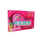 Brinquedo Mini Teclado Musical Barbie Toyng 14 Teclas Para Crianças