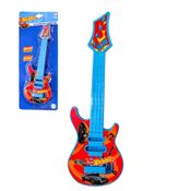 Brinquedo Guitarra Infantil Hot Wheels Com Palheta Toyng RockStar