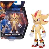 Sonic The Hedgehog Filme 3 - Boneco 22 Articulaçoes Super Shadow 13 cm – Sunny