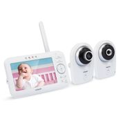 Babá Eletrônica com Monitor,com Lente Óptica Grande Angular e Lente Óptica Padrão Intercambiáveis, 720p,VM351-2 VTECH