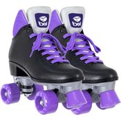 Patins Retro 37 Bel Preto/Roxo