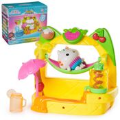 Playset Balcony Cakeys Fruit Smoothie da Casa de Bonecas da Gabby, 8 Peças com Figuras de Brinquedo, Acessórios de Casa de Bonecas para Brincadeira