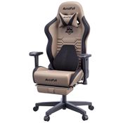 Cadeira de Escritório Gamer Reclinável e Ergonômica com Apoio de Braço Ajustável, AUTOFULL AF083ZPJA, CB, Marrom