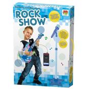 Guitarra com Microfone Pedestal ROCK SHOW DM TOYS DMT5894