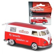 Miniatura Vokswagen T1 Kombi Vermelha Street Cars Majorette 1:64