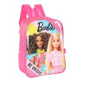 Mochila Escolar de Costas Barbie Be Unique Pink - Luxcel