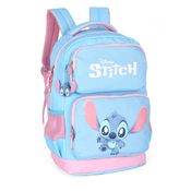 Mochila com Alça p/ Costas Stitch Baby Disney Azul - Luxcel