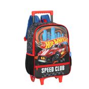 Mochila com Rodinha Hot Wheels Speed Club Preto - Luxcel