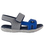 Sandália Infantil Molekinho Velcro Cinza