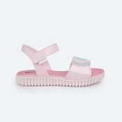 Sandália Infantil Pampili Corações Rosa
