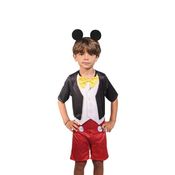 Fantasia Infantil Premium Vestido Mickey Disney Original