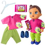KIT ROUPA BONECA PARA BABY ALIVE - BEAR GOODS - 5 PÇS
