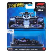 Carrinho Hot Wheels Premium F1 BWT Alpine F1 Team A524 #31 JBM09