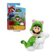 Mini Figura Cat Luigi - Super Mario o Filme Nintendo Candide 3001