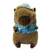 Pelucia Capivara Havaiana com Roupinha 35cm - Pelucia