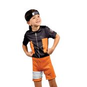 Fantasia Infantil Premium Naruto Roupa Original com Faixa