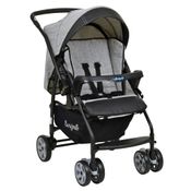 Carrinho de Passeio – Burigotto –  Rio K - De 0 a 15 Kg – Cinza